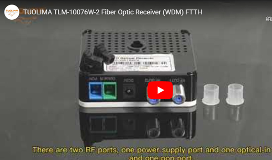 TLM-10076W-2 Fiber Optic Receiver (WDM) FTTH