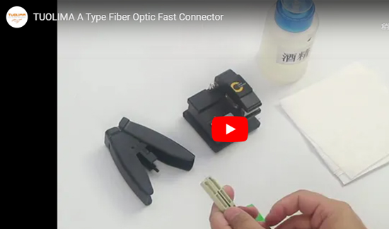 Um Tipo de Fibra Optic Fast Connector