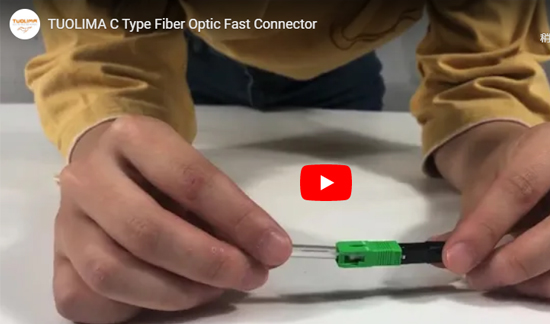 C Tipo de Fibra Optic Fast Connector