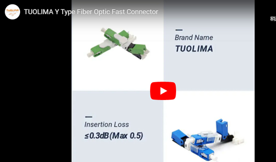 Y Tipo Fiber Optic Fast Connector